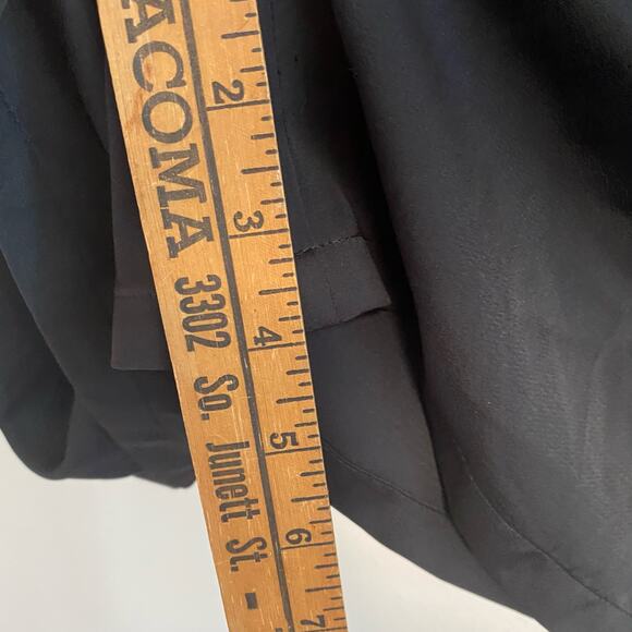 Allsaints Women's Romper Amis Playsuit Black V neck Shorts Dressy Size 10 - Picture 5 of 7